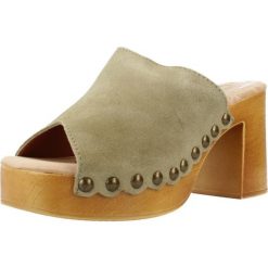 Sandały MTNG 53672M Zielony. Zielone sandały mtng, bez wzorów, z syntetyku, bez obcasa, bez zapięcia. Za 177.99 zł.