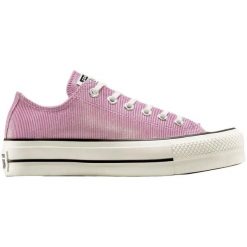 Buty sportowe Converse Chuck Taylor All Star Lift Sparkle Shine. Czerwone obuwie sportowe Converse, bez zapięcia. Za 379.45 zł.
