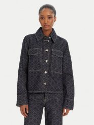 HUGO Kurtka jeansowa Gadison 50541531 Granatowy Regular Fit. Niebieskie kurtki Hugo, s, bez wzorów, z bawełny, bez kaptura. Za 749.99 zł.