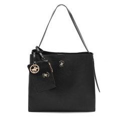 Torebka Beverly Hills Polo Club. Czarne torebki klasyczne Beverly Hills Polo Club, bez wzorów, bez dodatków. Za 219.99 zł.