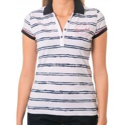 Heavy Tools Panie polo triko Duel i S18-165 White (rozmiar L). Białe koszulki polo Heavy Tools, bez wzorów, bez ramiączek. W wyprzedaży za 65.00 zł.
