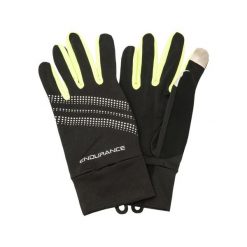 Rękawiczki do biegania Endurance Sherman. Żółte rękawiczki ENDURANCE, bez wzorów. Za 79.99 zł.