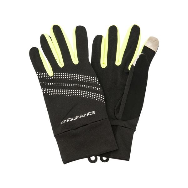 Rękawiczki do biegania Endurance Sherman. Żółte rękawiczki ENDURANCE, bez wzorów. Za 79.99 zł.