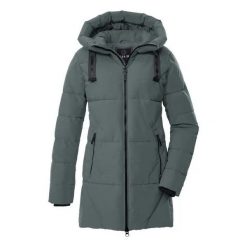 Parka damska z kapturem Killtec GW 30. Szare parki Killtec, m, z dzianiny, z kapturem. Za 642.50 zł.