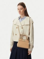 Tommy Hilfiger Torebka Th Modern Mini Satchel AW0AW18726 Brązowy jasny. Brązowe torebki klasyczne TOMMY HILFIGER, bez wzorów, ze skóry, bez dodatków. Za 569.99 zł.