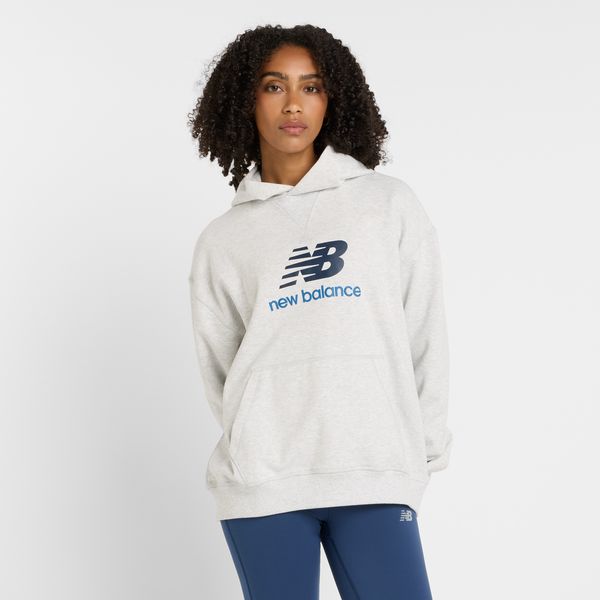Bluza damska New Balance WT51501AHH – szara. Szare bluzy New Balance, xs, bez wzorów, z bawełny, bez kaptura. Za 429.99 zł.