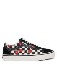 Vans Tenisówki Old Skool VN00113FBZW1 Czarny. Czarne trampki Vans, bez wzorów, ze skóry, bez zapięcia. Za 399.99 zł.