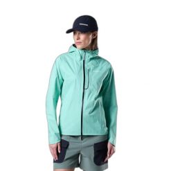 Kurtka nieprzemakalna softshell 2,5 warstwy damska Rossignol. Zielone kurtki sportowe Rossignol, bez wzorów, z softshellu, bez kaptura. Za 847.50 zł.