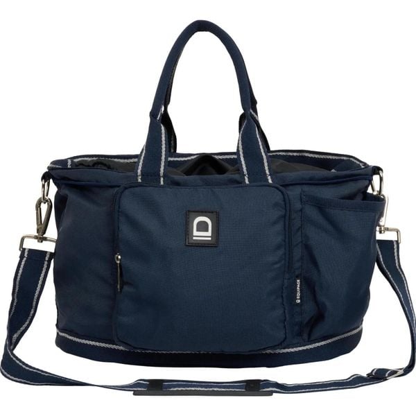 Torba do groomingu Equipage Darcy. Niebieskie torby na ramię EQUIPAGE, z aplikacjami, z gumy, eleganckie, na ramię, duże, bez dodatków. Za 168.00 zł.