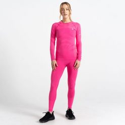Legginsy termoaktywne damskie DARE2B Baselayer. Czerwone bielizna sportowa Dare 2b, l, bez wzorów, z elastanu. Za 73.00 zł.