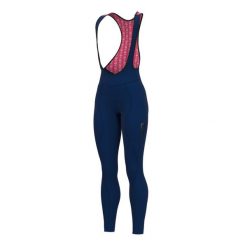Spodnie rowerowe damskie Alé Cycling Solid Essential Bib. Niebieskie spodnie sportowe ALÉ CYCLING, xl, bez wzorów, rowerowe. W wyprzedaży za 373.99 zł.