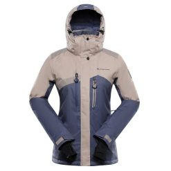 Damska kurtka narciarska Alpine Pro Deara 2. Brązowe kurtki narciarskie Alpine Pro, bez wzorów, bez kaptura, narciarskie. W wyprzedaży za 589.00 zł.