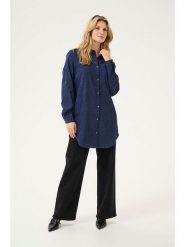 Kaffe Bluzka w kolorze granatowym rozmiar: 40. Niebieskie bluzki Kaffe, bez wzorów, bez kołnierzyka, bez ramiączek. Za 126.99 zł.