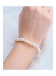 Lodie Silver Bransoletka perłowa rozmiar: onesize. Białe bransoletki Lodie Silver, z perłą, z mosiądzu. Za 26.99 zł.