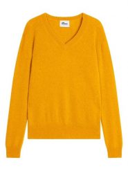 Just Cashmere Kaszmirowy sweter "Nora" w kolorze żółtym rozmiar: S. Żółte swetry Just Cashmere, s, bez wzorów, z kaszmiru, bez ramiączek. Za 387.95 zł.