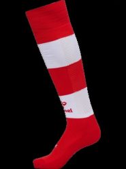Hummel skarpety piłkarskie hmlESSENTIAL pasy - TRUE RED/WHITE. Białe skarpety Hummel, bez wzorów, z bawełny. Za 79.28 zł.