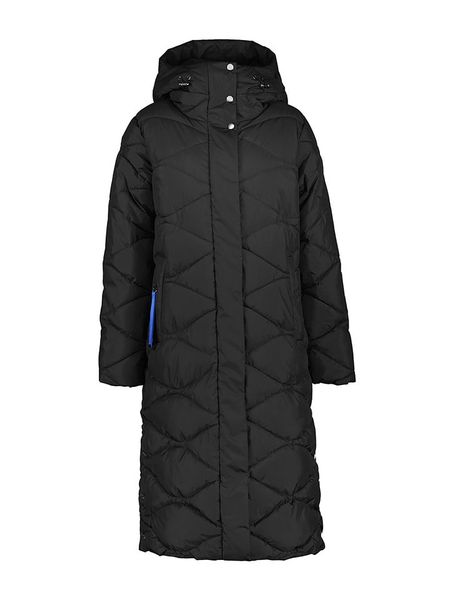 LUHTA Płaszcz pikowany "Hyyti" w kolorze czarnym rozmiar: 40. Czarne płaszcze Luhta, m, bez wzorów, bez kaptura. Za 415.31 zł.