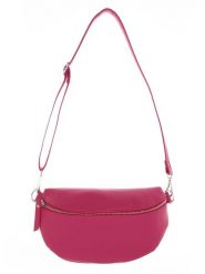 Zwillingsherz Skórzana saszetka "Crossbody" w kolorze różowym - 23 x 14 cm rozmiar: onesize. Różowe torby na ramię Zwillingsherz, bez wzorów, z materiału, sportowe, przez ramię, bez dodatków. Za 129.75 zł.