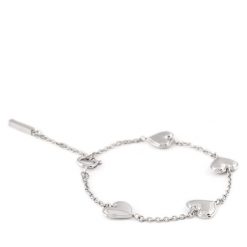 Bransoletka Calvin Klein. Szare bransoletki Calvin Klein, srebrne. Za 319.99 zł.