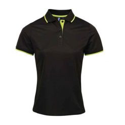 Damska Koszulka Polo Coolchecker W Kontrastowym Kolorze. Czarne koszulki polo PREMIER, xl, bez wzorów, bez kołnierzyka, bez ramiączek. Za 96.99 zł.