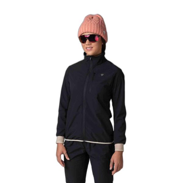 Damska kurtka narciarska Rossignol Active Versatile XC. Czarne kurtki narciarskie Rossignol, xl, bez wzorów, z materiału, bez kaptura, na fitness i siłownię. Za 404.94 zł.