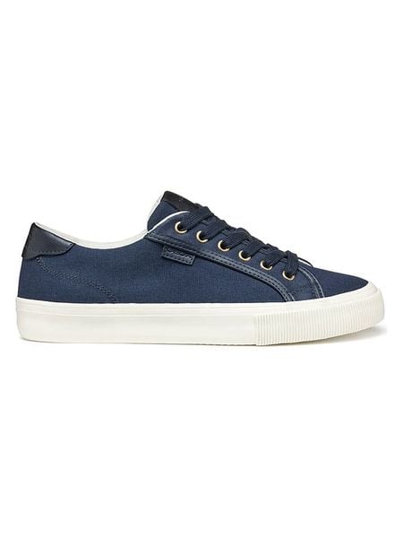 Geox Sneakersy "Emmeleny" w kolorze granatowym rozmiar: 36. Niebieskie trampki Geox, bez wzorów, bez zapięcia. Za 234.95 zł.
