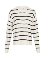MOSS COPENHAGEN Sweter w kolorze kremowym rozmiar: XS/S. Brązowe swetry Moss Copenhagen, s, bez wzorów, z wiskozy, bez ramiączek. Za 83.42 zł.