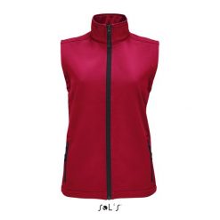 Damska kamizelka softshell sm Sol's Race Bw. Czerwone kurtki sportowe SOL'S, s, bez wzorów, z softshellu, bez kaptura. Za 150.00 zł.