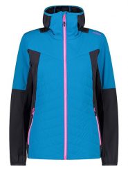 CMP Kurtka hybrydowa w kolorze niebieskim rozmiar: 38. Niebieskie kurtki sportowe CMP, s, bez wzorów, z materiału, bez kaptura, outdoorowe, primaloft. Za 308.11 zł.