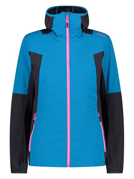 CMP Kurtka hybrydowa w kolorze niebieskim rozmiar: 38. Niebieskie kurtki sportowe CMP, s, bez wzorów, z materiału, bez kaptura, outdoorowe, primaloft. Za 241.56 zł.