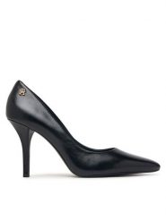 Tommy Hilfiger Szpilki High Heel Court Leather Shoe FW0FW09527 Czarny. Czarne szpilki TOMMY HILFIGER, bez wzorów, bez obcasa, na szpilce, bez zapięcia. Za 529.99 zł.