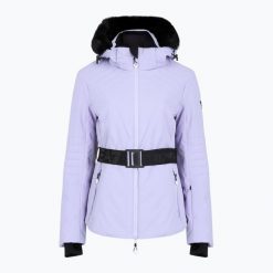 Kurtka narciarska damska EA7 Emporio Armani Ski Kitzbuhel Protectum7. Fioletowe kurtki narciarskie EA7 Emporio Armani, m, bez wzorów, z materiału, bez kaptura, narciarskie. Za 1,949.00 zł.