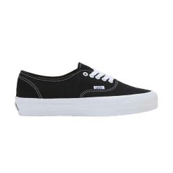 Buty Vans Authentic Reissue 44 LX czarne. Czarne trampki Vans, bez wzorów, z tkaniny, bez zapięcia. Za 382.75 zł.