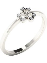 Diamant Vendôme Złoty pierścionek z diamentami rozmiar: 50. Szare pierścionki Diamant Vendöme, z diamentem, złote. Za 752.99 zł.