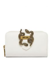 Just Cavalli Portfel 80RA5PA4 ZSA89 Biały. Białe portfele Just Cavalli, bez wzorów, ze skóry. Za 374.99 zł.