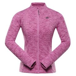 Bluza damska turystyczna szybkoschnąca Alpine Pro Golla 2. Czerwone bluzy Alpine Pro, bez wzorów, bez kaptura. W wyprzedaży za 299.00 zł.