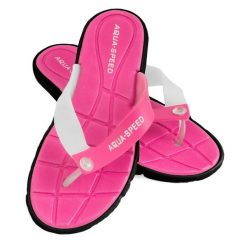 Japonki basenowe damskie Aqua Speed Bali. Czarne klapki Aqua-Speed, bez wzorów, bez obcasa. Za 36.99 zł.
