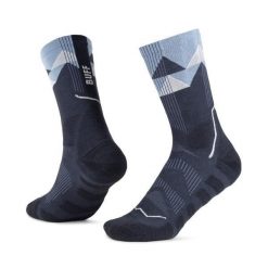 Skarpetki sportowe dla dorosłych Thermonet Crew Socks. Niebieskie skarpety Buff, bez wzorów, z elastanu. Za 129.99 zł.