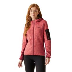 Damska Bluza Polarowa Kemilia. Brązowe bluzy Regatta, na zimę, xl, bez wzorów, z dzianiny, z kapturem. Za 98.99 zł.