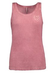 Stitch & Soul Top w kolorze jasnoróżowym rozmiar: M. Różowe topy Stitch & Soul, m, z aplikacjami, bez kołnierzyka, bez ramiączek. Za 43.88 zł.