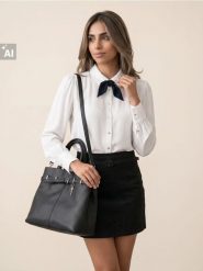 Wiskozowa koszula z wiązaniem - biały. Białe koszule Sinsay, l, bez wzorów, z wiskozy, bez kołnierzyka, bez ramiączek. Za 39.99 zł.