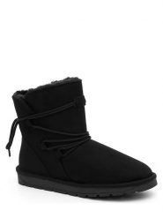 ISLAND BOOT Botki zimowe "Lila" w kolorze czarnym rozmiar: 36. Czarne botki Island Boot, na zimę, bez wzorów, z materiału, bez obcasa, bez zapięcia. Za 103.65 zł.