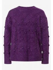 More & More Sweter w kolorze fioletowym rozmiar: 46. Różowe swetry More & More, s, bez wzorów, z materiału, bez ramiączek. Za 132.05 zł.