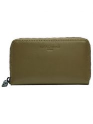 LIEBESKIND BERLIN Skórzany portfel "Frieda" w kolorze khaki - 16 x 9 x 2 cm rozmiar: onesize. Brązowe portfele Liebeskind Berlin, bez wzorów, z materiału. Za 233.33 zł.
