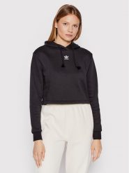 Adidas Bluza adicolor Essentials HM1829 Czarny Relaxed Fit. Czarne bluzy Adidas, bez wzorów, z bawełny, bez kaptura. Za 139.99 zł.