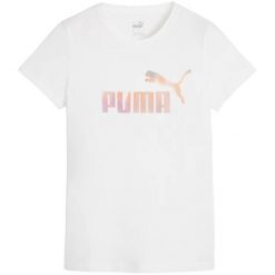 T-shirt Damski ESS+ Summer Daze. Białe t-shirty Puma, m, bez wzorów, bez kołnierzyka, bez ramiączek. Za 154.99 zł.