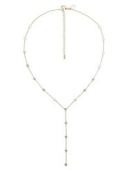 U.S. Polo Assn. Pozłacany naszyjnik z elementami ozdobnymi - dł. 43 cm rozmiar: onesize. Żółte naszyjniki U.S. Polo Assn., z kryształem, metalowe. Za 86.99 zł.