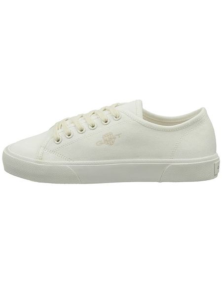 GANT Footwear Sneakersy "Zoewill" w kolorze kremowym rozmiar: 41. Brązowe trampki GANT Footwear, bez wzorów, bez zapięcia. Za 122.38 zł.