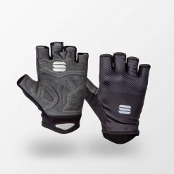 Rękawiczki rowerowe damskie Sportful Race. Czarne rękawiczki SPORTFUL, bez wzorów, sportowe. W wyprzedaży za 115.85 zł.