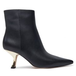 Botki MICHAEL Michael Kors. Czarne botki MICHAEL Michael Kors, bez wzorów, bez obcasa, na szpilce, bez zapięcia. Za 1,129.00 zł.